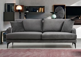 Canapea cu 3 Locuri Papira 3 Seater, Gri