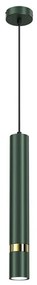 Pendul pe cablu JOKER 1xGU10/25W/230V, verde/auriu