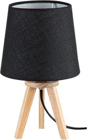 Lampă de masă LYCHEE 1xE14/25W/230V neagră Rabalux 2069