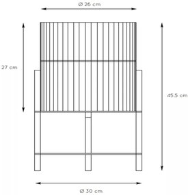 Lampă de masă Lucide 03540/01/72 JANTINE 1xE27/40W/230V