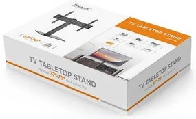 Suport rotativ pe masă pentru TV Brateck LDT03-23L, negru