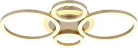 Globo 48039-40CO -LED Plafonieră LORETTA LED/40W/230V Ø 35,5x53 cm alamă