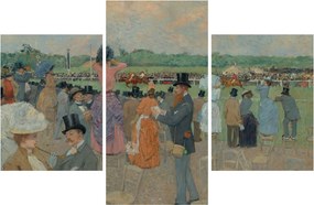 Tablou - Jean-Louis Forain, The Races at Longchamp, reproducere (90x60 cm)