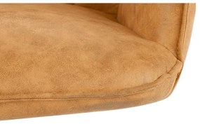 Set de scaune de sufragerie galben 2 buc. tapițat Preston – Støraa