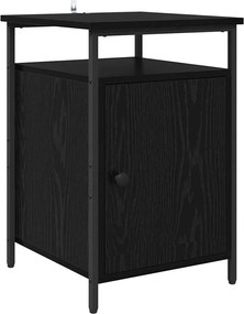vidaXL Dulap de noapte Stejar Negru 40 x 42 x 60cm Lemn compozit