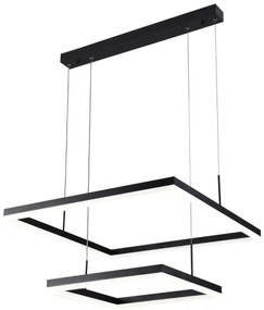 Lustră LED dimabilă pe cablu LED/90W/230V 3000-6500K + telecomandă