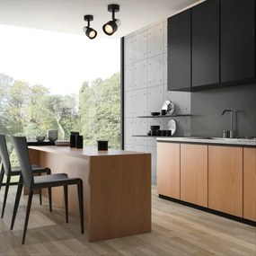 Spot CINO 1xGU10/8W/230V negru