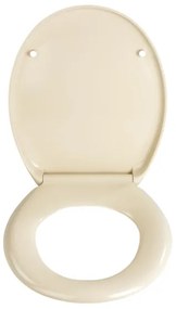 WENKO 18760100 - Capac WC OTTANA 37,5x44,5 cm bej/argintiu
