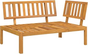 vidaXL Canapea colțar de grădină din paleți, lemn masiv acacia