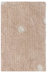 Covor pentru copii roz deschis lavabil/țesut manual din bumbac 100x150 cm Mini Dot Rose – Lorena Canals