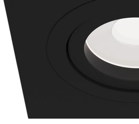 Spot directionabil, incastrabil pentru tavan fals, Atom negru MY-DL024-2-01B