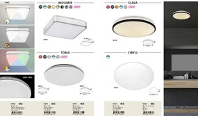 Plafoniera LED protectie IP44 pentru baie Toma, 37,5cm 3875 RX