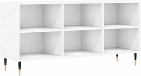 vidaXL Comodă TV, alb, 103,5x30x50 cm, lemn compozit