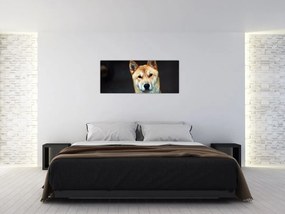 Tablou cu câine (120x50 cm)