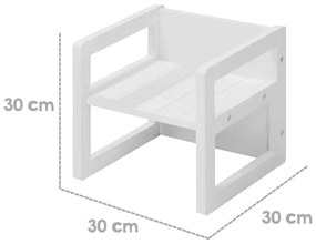 Scaun de copii alb – Roba