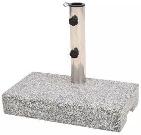 vidaXL Suport umbrelă de soare granit dreptunghiular 25 kg