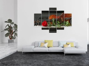 Tablou- Amintire de muzicean (150x105 cm)