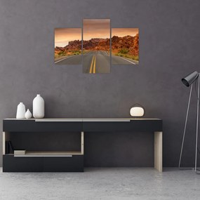 Tablou cu drum și piere (90x60 cm)