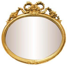 Oglinda ovala Magic Mirror 29x28cm, Auriu