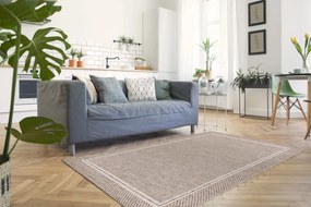 Covor SISAL BOHO 46201051 Cadru bej