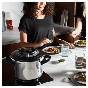 Tefal - Oală sub presiune CLIPSO+ CHEF 6 L, inox