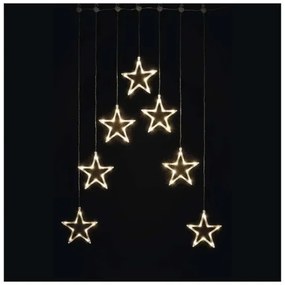 Perdea LED de Crăciun 70xLED/3,6W 567x125 cm alb cald