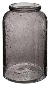 Vaza Sticla Bubbly Grey 21 Cm