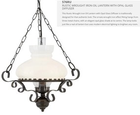 Lustra / Pendul stil rustic Hurricane 576RU SRT