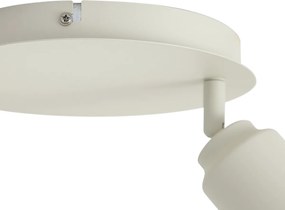 Spot modern de baie bej cu 2 lumini IP44 - Ducha