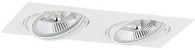 Argon 1046 - Plafonier OLIMP 2xGU10-AR111/12W/230V alb
