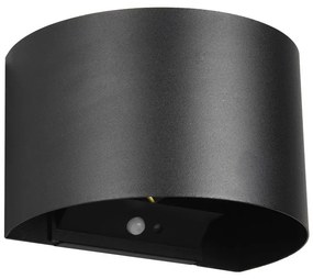 Corp de iluminat pentru exterior LED de perete cu senzor de mișcare (înălțime 10 cm) Talent – Trio