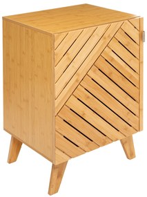 Dulap de baie Bath n'modul, cu usa, bambus, 70 cm