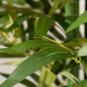HOMCOM Plantă Artificială de Bambus, 180 cm, Realistă, cu Ghiveci Decorativ pentru Living și Dormitor, Verde | Aosom Romania