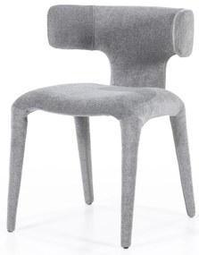 Scaun Dave din Tesatura, metal si lemn antracit