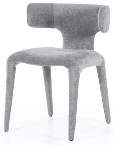 Scaun Dave din Tesatura, metal si lemn antracit
