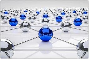 Tablou cu caii legați (90x60 cm)