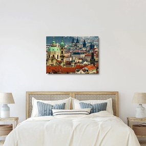 Tablou - Panorama din Praga (70x50 cm)