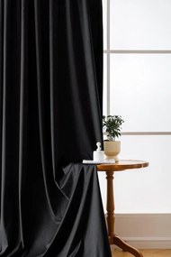 Draperii opace VELVET negru 140x250 cm (2 buc), rejansa