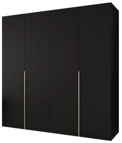 Dulap de haine 200 cm Alice 1 (Negru + Cașmir). 1126119