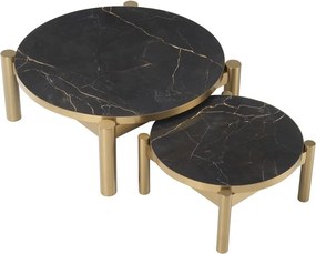 Set de 2 masute de cafea design LUX Quest 114422 HZ