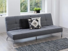 Canapea extensibilă Oakland 157 Numărul de locuri: 4, Gri, 89x198x95cm, 42 kg, Picioare: Metalic, Lemn: Eucalipt