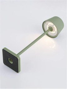 Veioza/Lampa de masa LED portabila exterior IP54 DECK verde