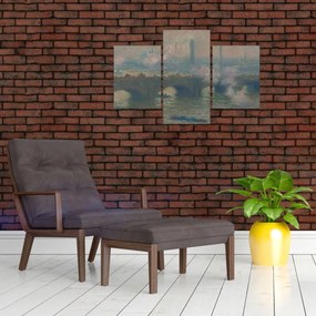 Tablou - Claude Monet, Waterloo Bridge, Gray Day, reproducere (90x60 cm)