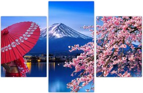 Tablou - cu privire la munte - Japonia (90x60 cm)