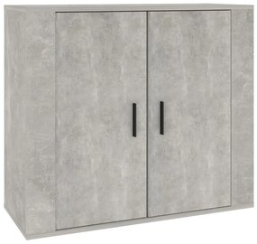 816564 vidaXL Servantă, gri beton, 80x33x70 cm, lemn prelucrat