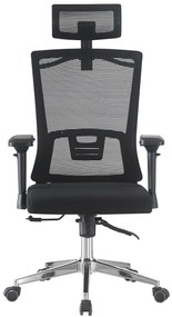 RESIGILAT- Scaun ergonomic, inaltime reglabila, umeras, Negru