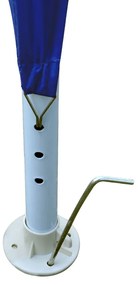 Cort de petrecere, albastru, 3 x 3 m