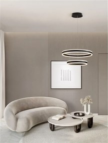 Lustra suspendata LED design circular Alaro 60cm NVL-9019728