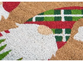 Covoraș de intrare din fibre de nucă de cocos 45x75 cm cu model de Crăciun – Hanse Home