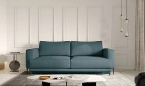 Canapea tapitata, extensibila, cu spatiu pentru depozitare, 260x90x95 cm, Dalia 02, Eltap (Culoare: Bleu texturat / Borneo 38)